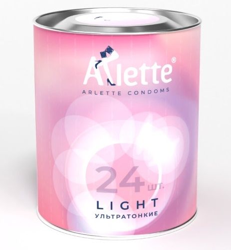 Ультратонкие презервативы Arlette Light - 24 шт. - Arlette - купить с доставкой в Иваново