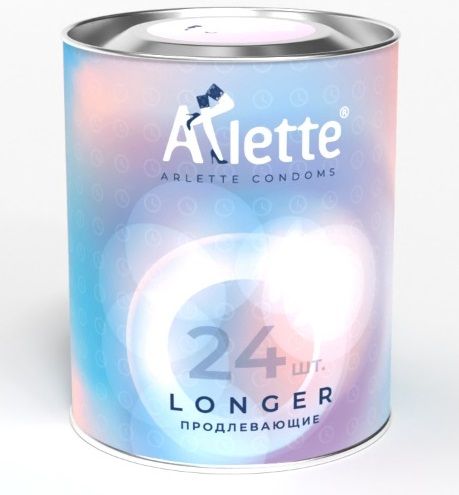 Презервативы Arlette Longer с продлевающим эффектом - 24 шт. - Arlette - купить с доставкой в Иваново