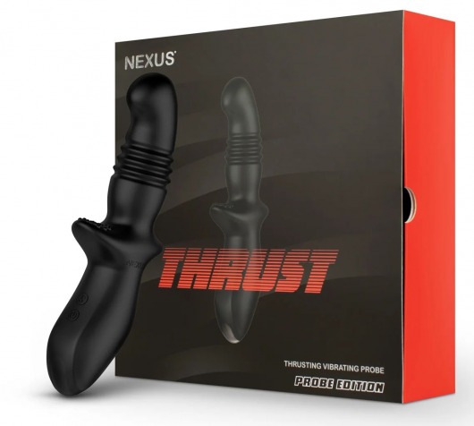 Черный вибромассажер простаты Nexus Thrust с возвратно-поступательными движениями - Nexus Range - в Иваново купить с доставкой