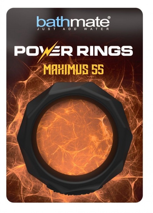 Черное эрекционное кольцо Maximus 55 - Bathmate - в Иваново купить с доставкой