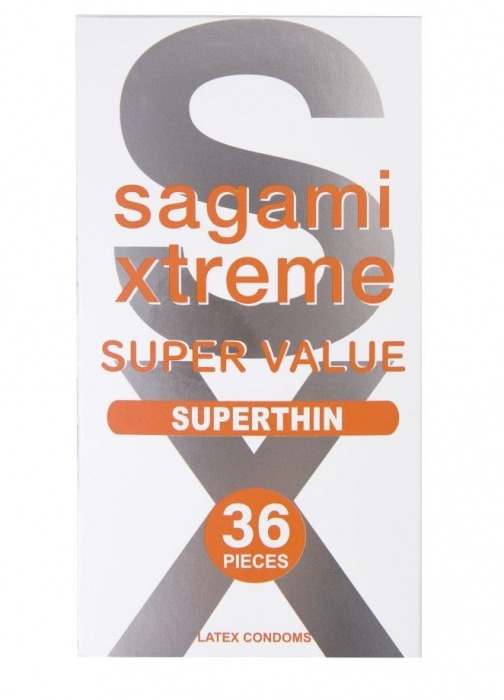 Ультратонкие презервативы Sagami Xtreme Superthin - 36 шт. - Sagami - купить с доставкой в Иваново