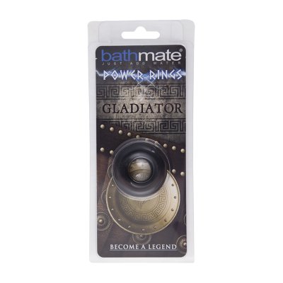Чёрное эрекционное кольцо Gladiator - Bathmate - в Иваново купить с доставкой