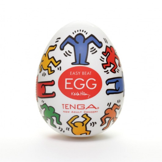 Мастурбатор-яйцо Keith Haring EGG DANCE - Tenga - в Иваново купить с доставкой