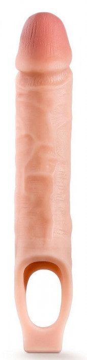 Телесная насадка на пенис 10 Inch Cock Sheath Extender - 25 см. - Blush Novelties - в Иваново купить с доставкой