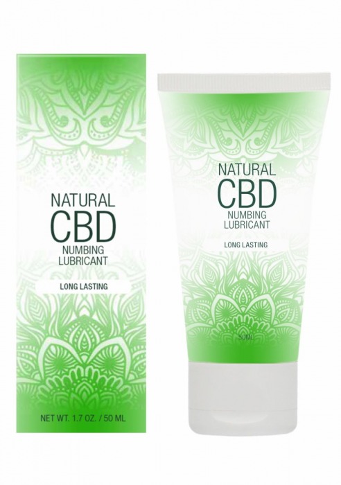 Лубрикант с пролонгирующим эффектом Natural CBD Numbing Lubricant - 50 мл. - Shots Media BV - купить с доставкой в Иваново