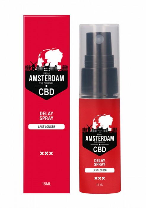 Пролонгирующий спрей CBD from Amsterdam - 15 мл. - Shots Media BV - купить с доставкой в Иваново