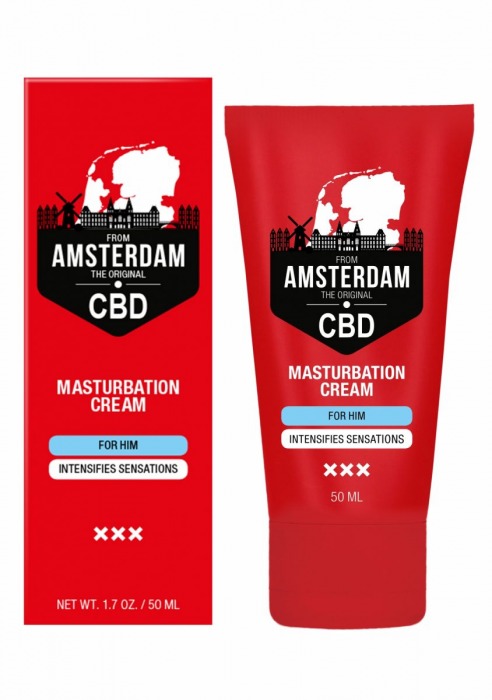 Крем для мастурбации для мужчин CBD from Amsterdam Masturbation Cream For Him - 50 мл. - Shots Media BV - купить с доставкой в Иваново