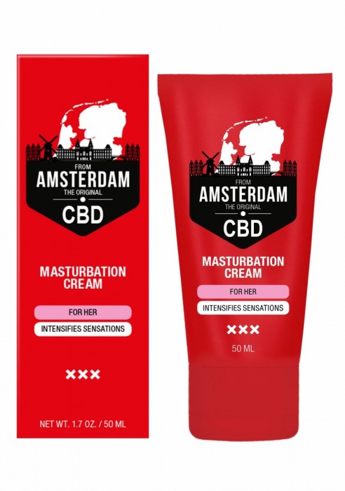 Крем для мастурбации для женщин CBD from Amsterdam Masturbation Cream For Her - 50 мл. - Shots Media BV - купить с доставкой в Иваново