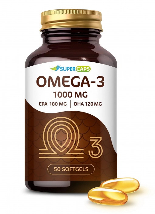 Пищевая добавка SuperCaps OMEGA-3 - 50 капсул (1000 мг) - SuperCaps - купить с доставкой в Иваново