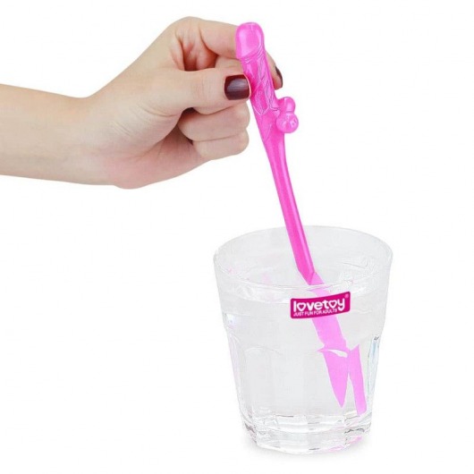 Разноцветные сувенирные коктейльные трубочки с пенисами Original Willy Straws - 9 шт. - Lovetoy - купить с доставкой в Иваново