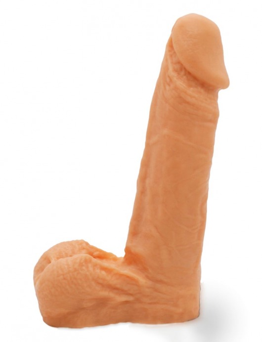 Реалистичный фаллоимитатор с мошонкой на трусиках Харнесс - 16,5 см. - LOVETOY (А-Полимер) - купить с доставкой в Иваново