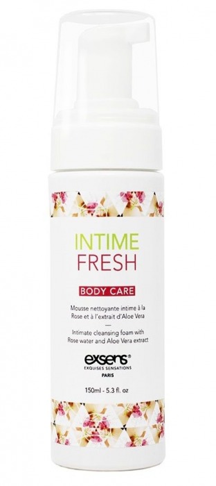 Органическая интимная очищающая пенка Intime Fresh - 150 мл. - Exsens - купить с доставкой в Иваново