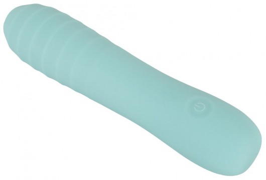 Аквамариновый мини-вибратор Straight Vibrator - 16,4 см. - Orion