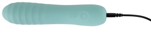 Аквамариновый мини-вибратор Straight Vibrator - 16,4 см. - Orion