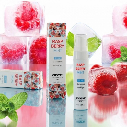 Возбуждающий гель Raspberry Mint с ароматом малины и мяты - 15 мл. - Exsens - купить с доставкой в Иваново