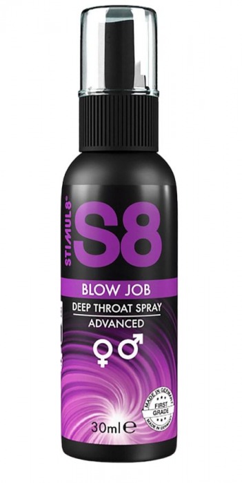 Лубрикант для орального секса S8 Deep Throat Spray - 30 мл. - Stimul8 - купить с доставкой в Иваново