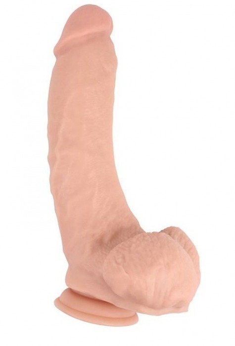 Телесный фаллоимитатор на присоске Phallic Rider - 22,5 см. - Chisa