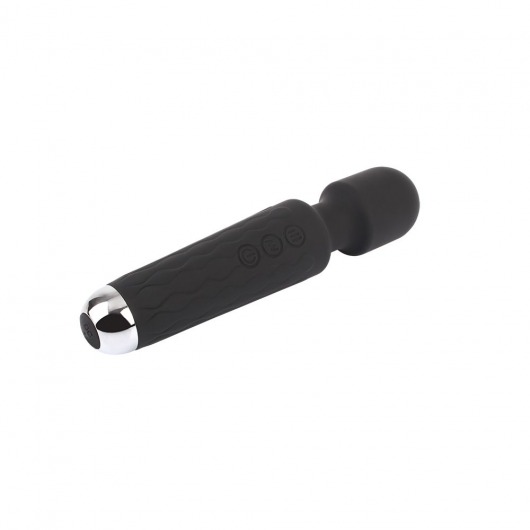 Черный жезловый вибратор Wacko Touch Massager - 20,3 см. - Chisa