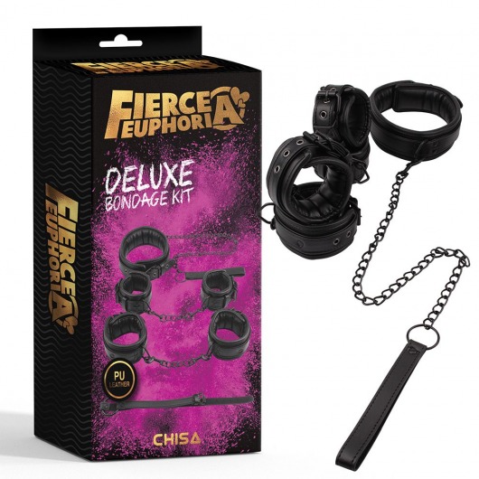 БДСМ-набор из 4 предметов Deluxe Bondage Kit - Chisa - купить с доставкой в Иваново