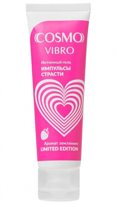 Возбуждающий гель на водно-силиконовой основе Cosmo Vibro с ароматом земляники - 50 гр. - Биоритм - купить с доставкой в Иваново