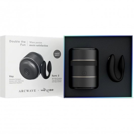 Набор для пар Double the Fun: мастурбатор ARCwave Voy и вибратор We-Vibe Sync 2 - Arcwave