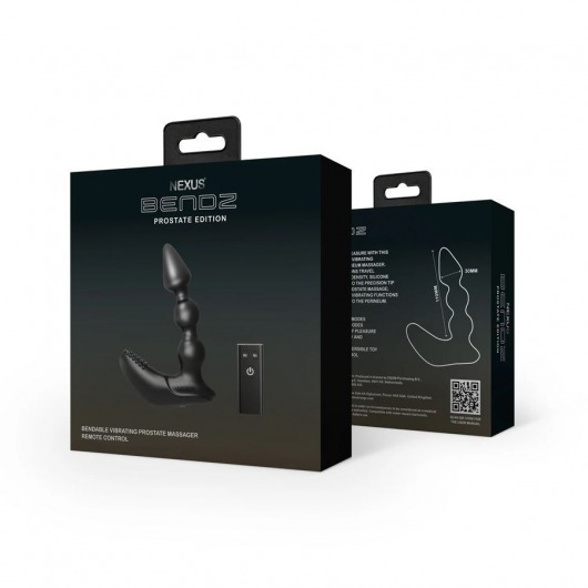Черный вибростимулятор Nexus Bendz Prostate Edition - 14,1 см. - Nexus Range - в Иваново купить с доставкой