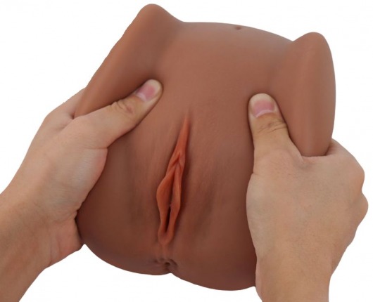 Мастурбатор Black Beauty - вагина и анус - S-HANDE - в Иваново купить с доставкой