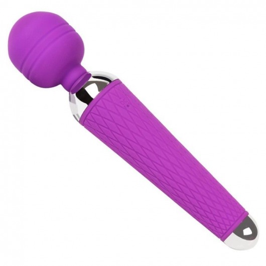 Фиолетовый wand-вибратор - 20 см. - Сима-Ленд