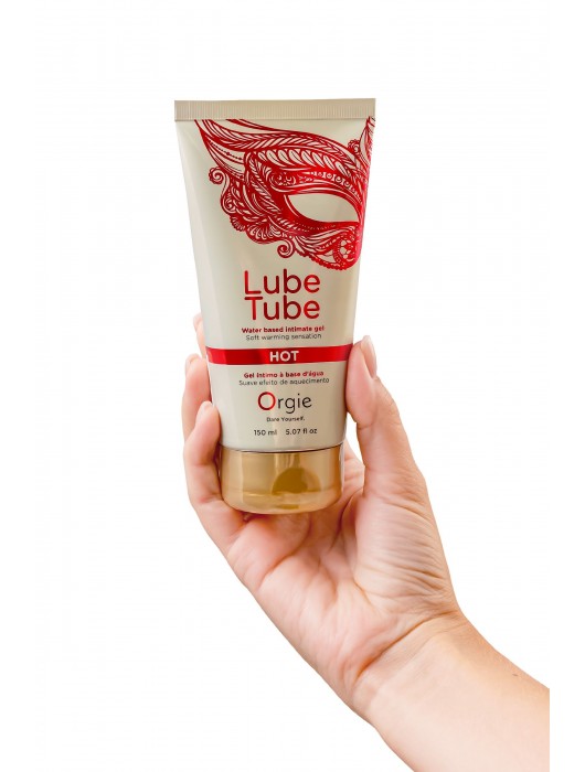 Интимный гель на водной основе Lube Tube Hot с разогревающим эффектом - 150 мл. - ORGIE - купить с доставкой в Иваново