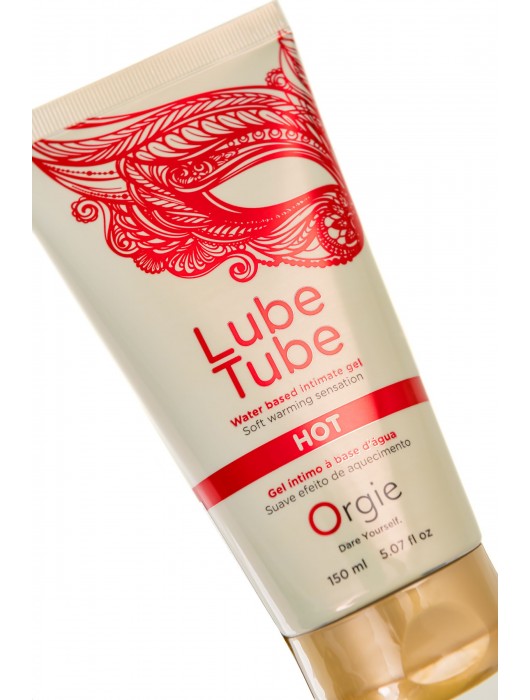 Интимный гель на водной основе Lube Tube Hot с разогревающим эффектом - 150 мл. - ORGIE - купить с доставкой в Иваново