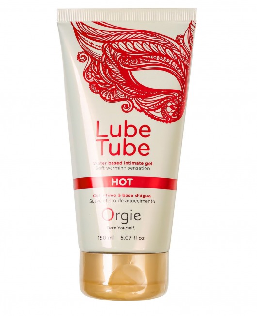 Интимный гель на водной основе Lube Tube Hot с разогревающим эффектом - 150 мл. - ORGIE - купить с доставкой в Иваново