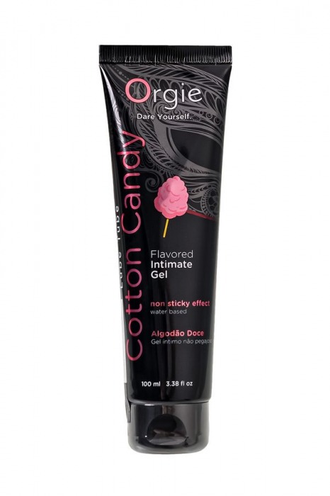 Интимный гель на водной осное Lube Tube Cotton Candy со вкусом сахарной ваты - 100 мл. - ORGIE - купить с доставкой в Иваново