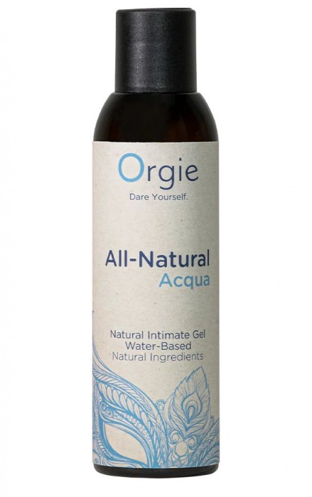 Интимный гель на водной основе Orgie All-Natural Acqua - 150 мл. - ORGIE - купить с доставкой в Иваново