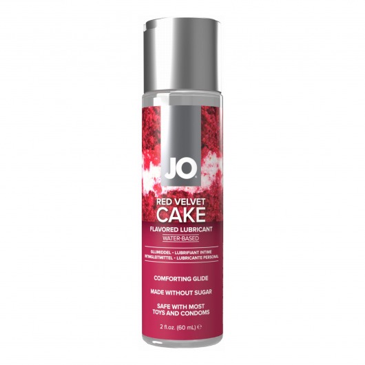 Лубрикант на водной основе JO H2O Red Velvet Cake Flavored Lubricant - 60 мл. - System JO - купить с доставкой в Иваново