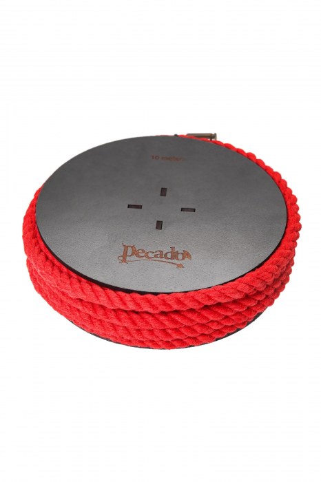 Красная веревка для шибари на катушке - 10 м. - Pecado - купить с доставкой в Иваново