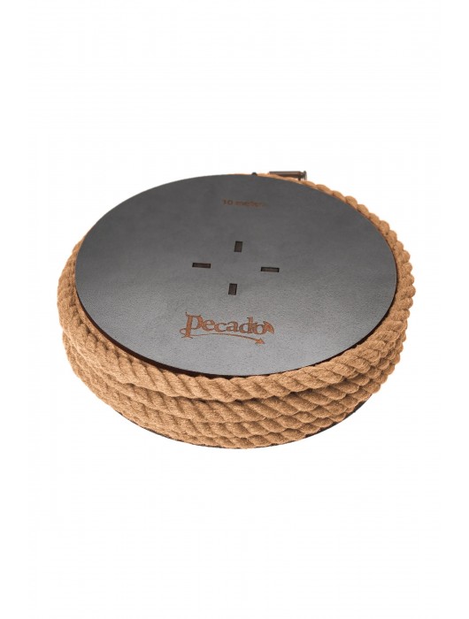 Джутовая веревка для шибари на катушке - 10 м. - Pecado - купить с доставкой в Иваново