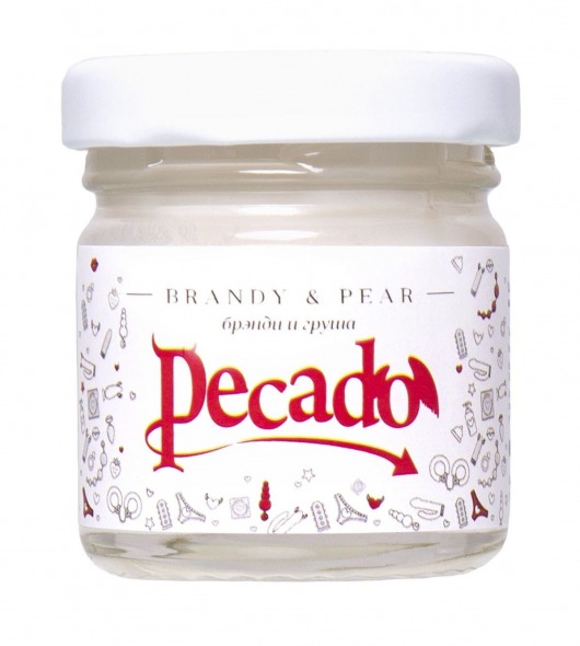 Массажная свеча Brandy   Pear - 35 мл. - Pecado - купить с доставкой в Иваново