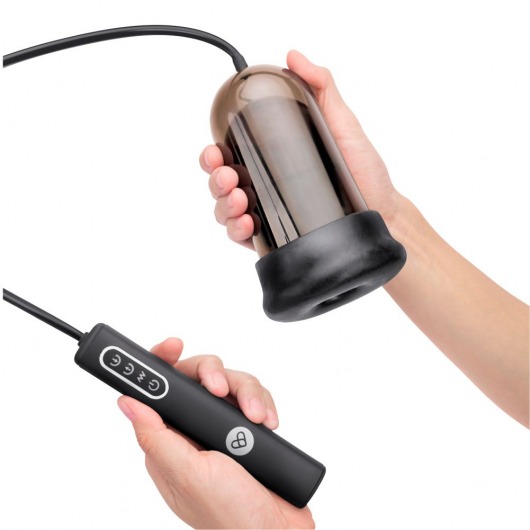 Мастурбатор с вибрацией Head Stroking - Pink Vibe - в Иваново купить с доставкой