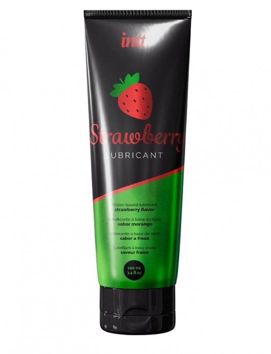 Смазка на водной основе с ароматом клубники Strawberry Lubricant - 100 мл. - INTT - купить с доставкой в Иваново