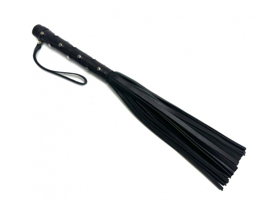 Кожаная плеть «Звездное небо» - 43 см. - БДСМ Арсенал - купить с доставкой в Иваново