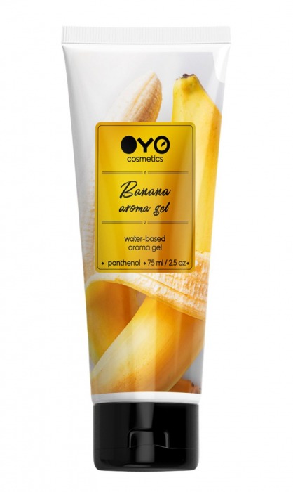 Лубрикант на водной основе OYO Aroma Gel Banana с ароматом банана - 75 мл. - OYO - купить с доставкой в Иваново