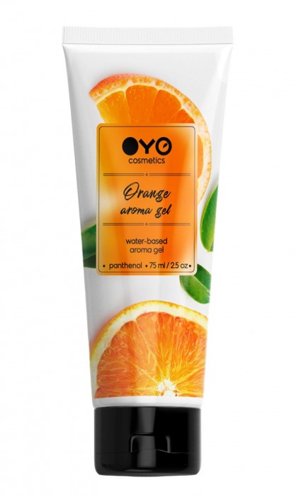 Лубрикант на водной основе OYO Aroma Gel Orange с ароматом апельсина - 75 мл. - OYO - купить с доставкой в Иваново