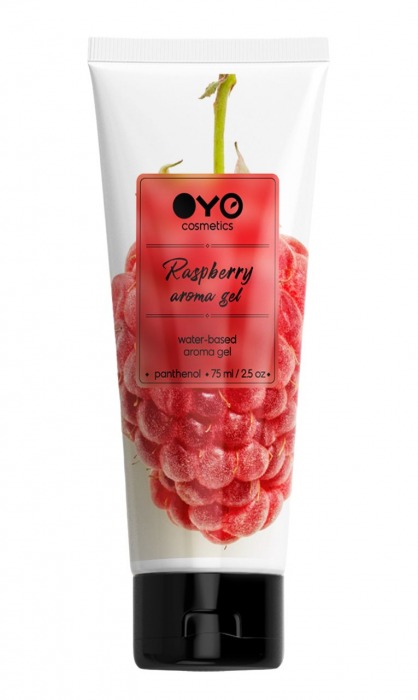 Лубрикант на водной основе OYO Aroma Gel Raspberry с ароматом малины - 75 мл. - OYO - купить с доставкой в Иваново