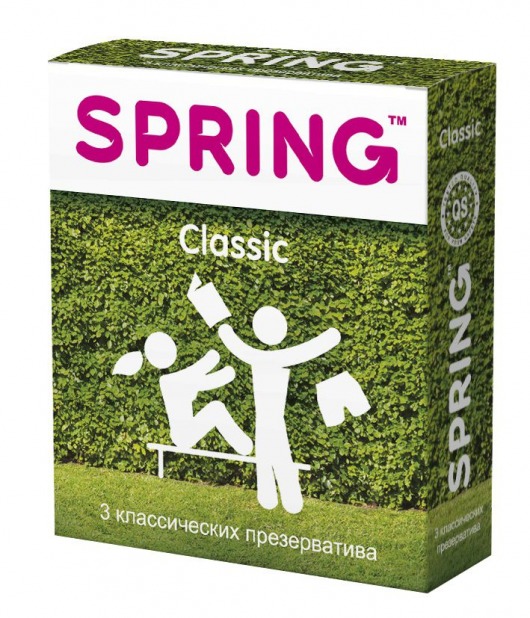 Классические презервативы SPRING CLASSIC - 3 шт. - SPRING - купить с доставкой в Иваново