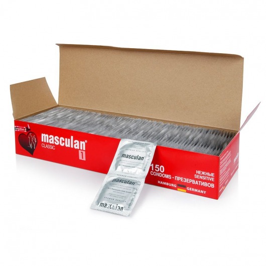 Розовые презервативы Masculan Classic Sensitive - 150 шт. - Masculan - купить с доставкой в Иваново