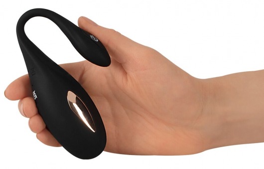 Черное виброяйцо RC Vibrating E-Stim Love Ball с электростимуляцией - Orion - купить с доставкой в Иваново