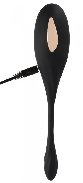 Черное виброяйцо RC Vibrating E-Stim Love Ball с электростимуляцией - Orion - купить с доставкой в Иваново