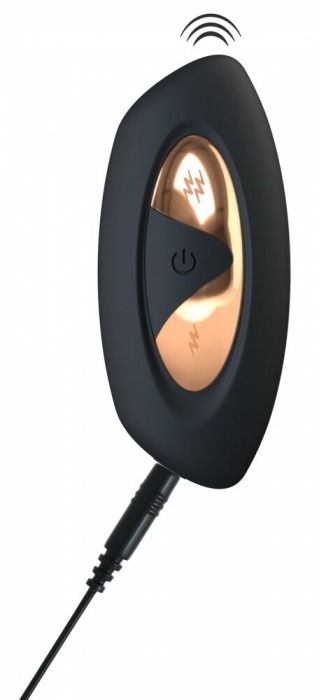 Черное виброяйцо RC Vibrating E-Stim Love Ball с электростимуляцией - Orion - купить с доставкой в Иваново