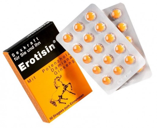 Средство для повышения сексуальной энергии Erotisin - 30 драже (430 мг.) - Milan Arzneimittel GmbH - купить с доставкой в Иваново