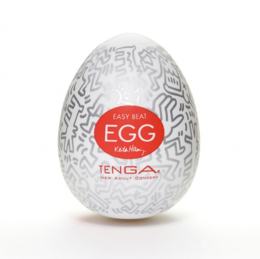 Мастурбатор-яйцо Keith Haring EGG PARTY - Tenga - в Иваново купить с доставкой